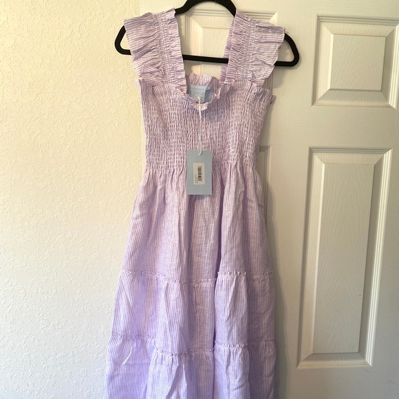 NWT Hill House Ellie Nap Dress Lilac Stripe - Picture 3 of 4